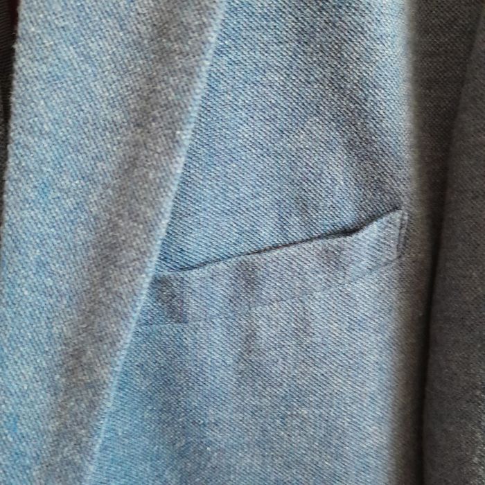 Marynarka  H&M r. 175 dzianinowa niebieska chłopiec bdb