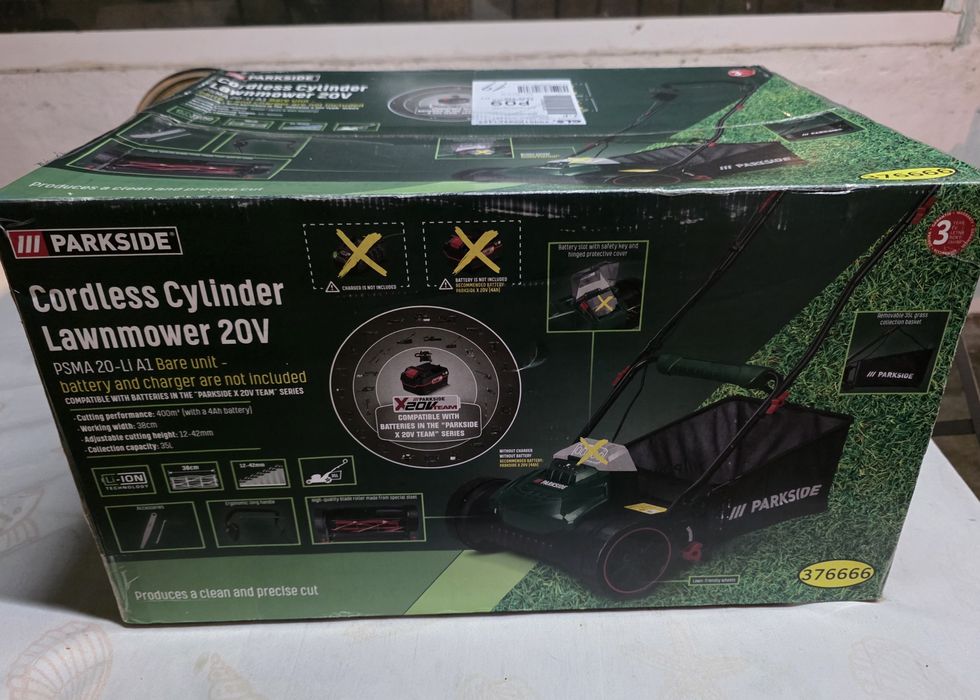 Corta Relva Bateria 20v PARKSIDE