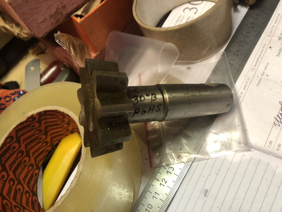 Долбяки хвостовые 30град м1;1.5;2;2.5;3,5;4;5 сразными зубьями, ссср