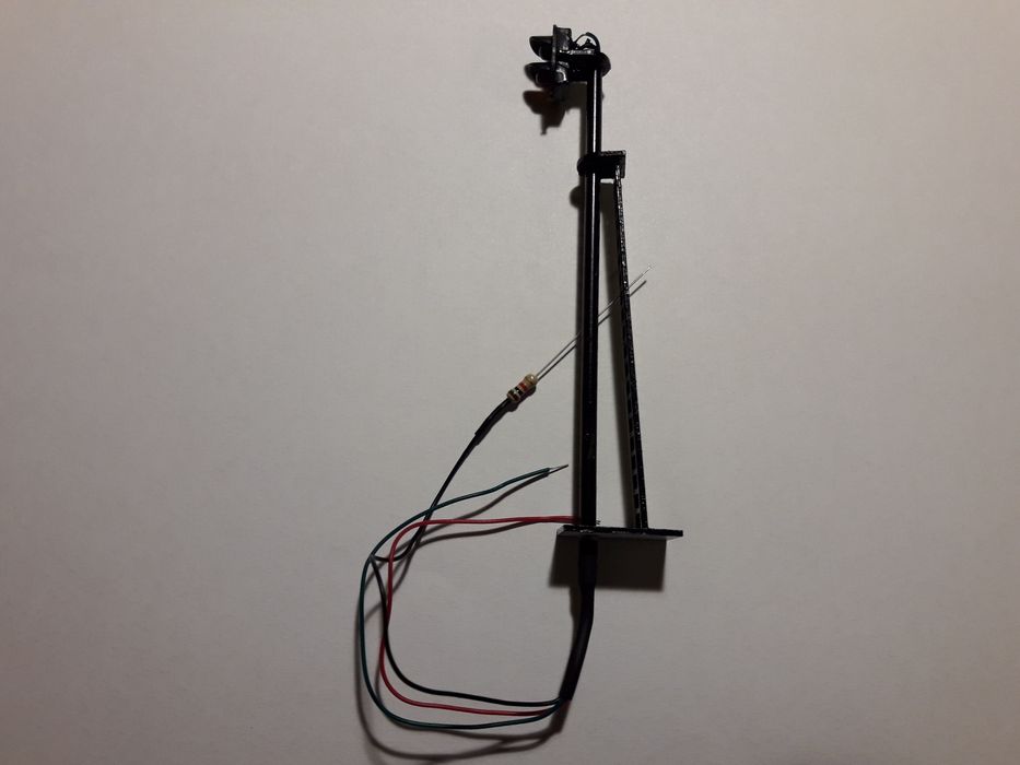 Модель двухзначного светофора/ Железная дорога Piko,Roco H0 (1:87)