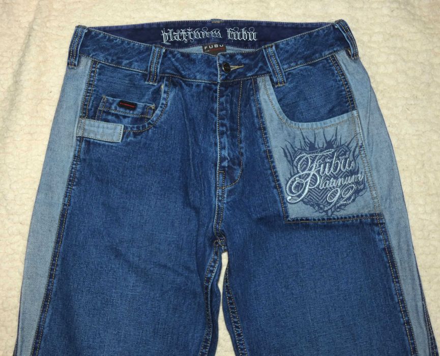 Прокаченные рэп джинсы Fubu Platinum - оригинал