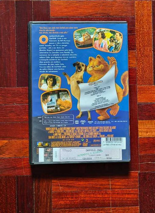 Garfield DVD Edição Especial 2 Discos | PT + EN | Novo