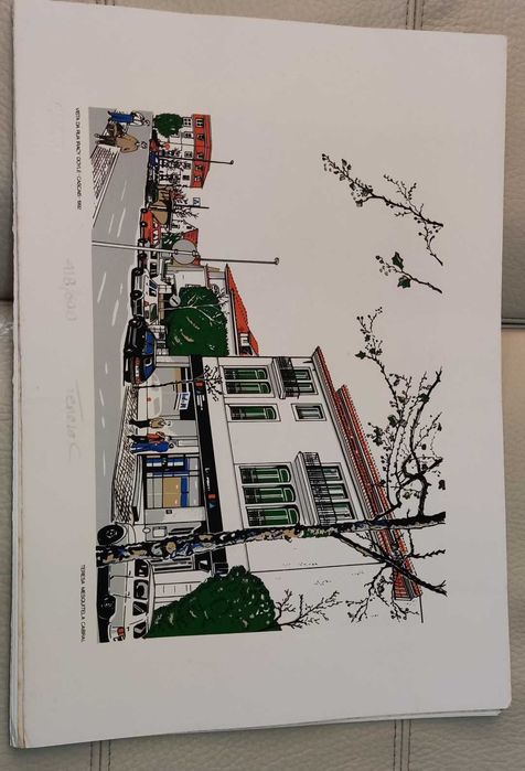 Serigrafia Teresa Mesquitela Cabral - Vista da Rua Iracy Doyle