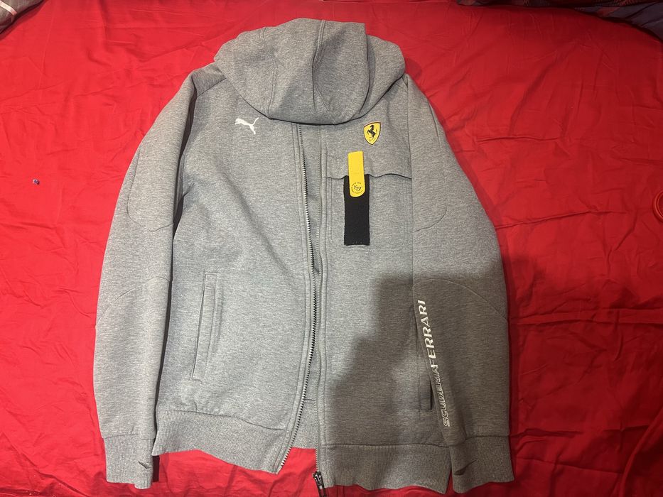 Szara bluza meska Puma Ferrari race
