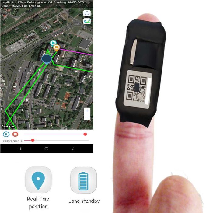 MINI DIY najmniejszy LOKALIZATOR GPS GSM podsłuch śledzenie ANDROID