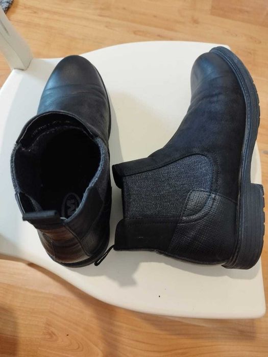 Bota Preta Tam 44 Semi Nova