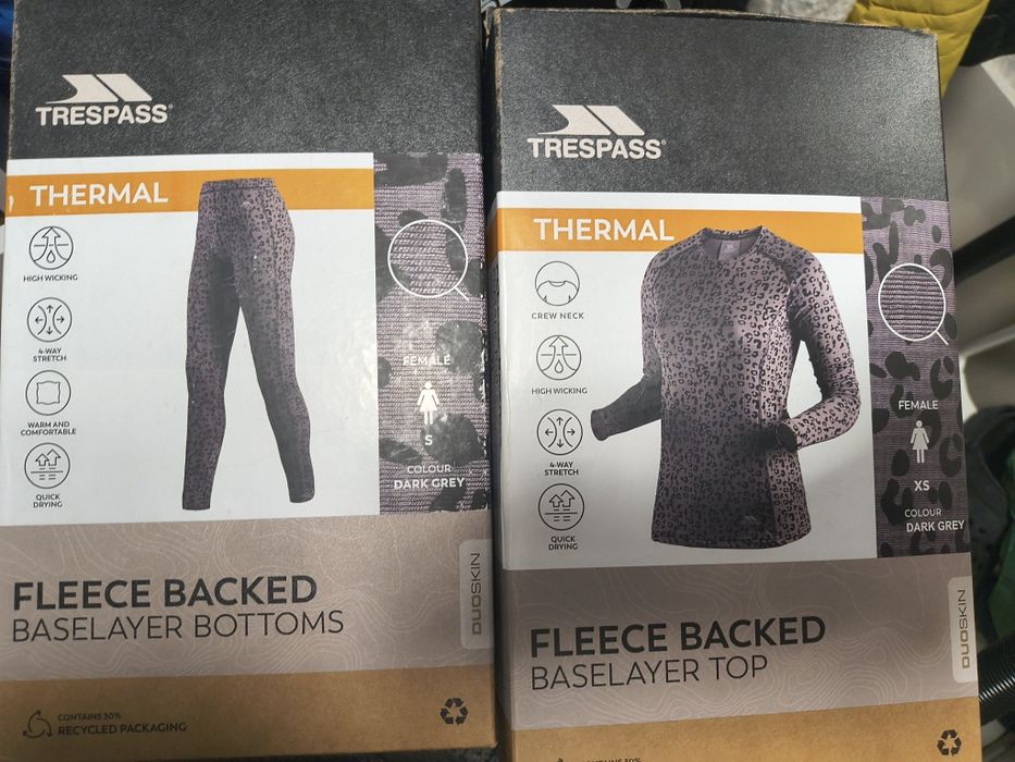 Bielizna termoaktywna XS/S Trespass komplet