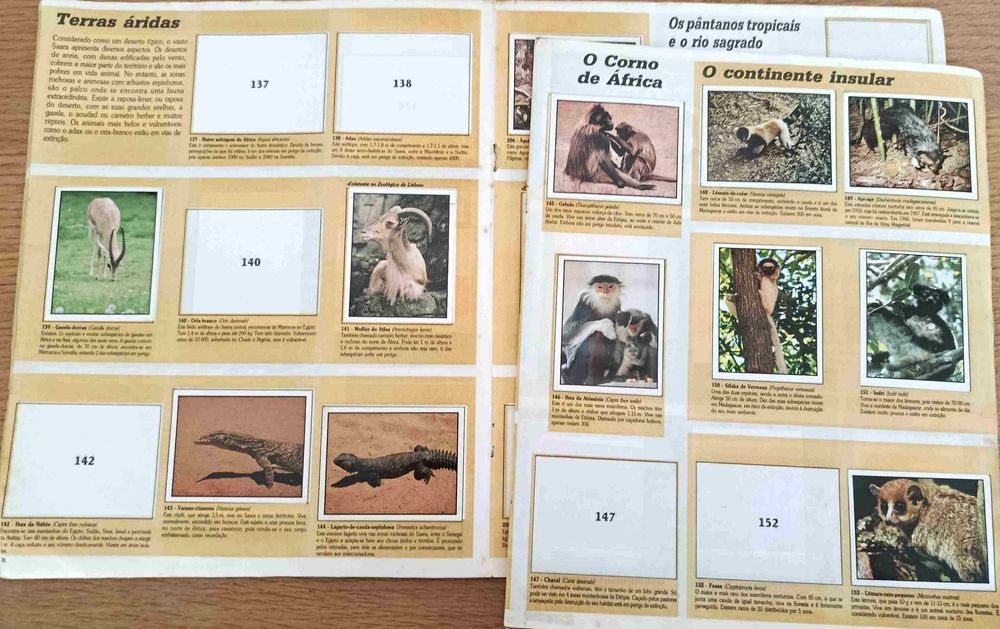 Caderneta WWF Animais a salvar - Panini