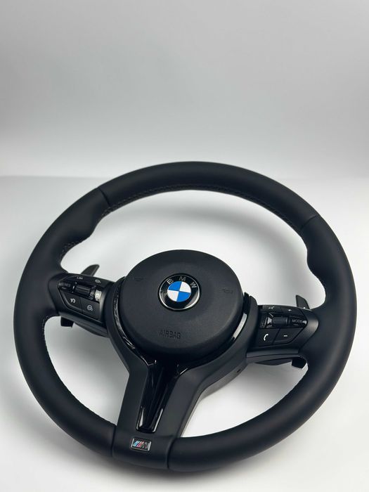 Кермо BLACK + Встановлення / Руль BMW M / F10 F30 / F15 F34 F25 F20
