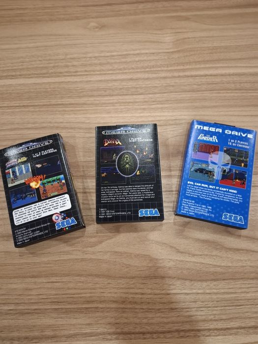 Jogos Sega Mega Drive The Punisher / Captain America and the Avengers/Dahna