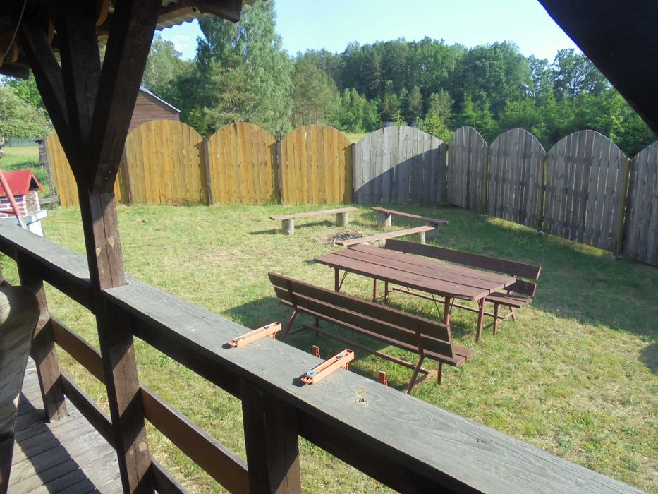 Domek  letniskowy wczasowy domki nad jeziorem Kaszuby ŻÓŁTY HOLENDER