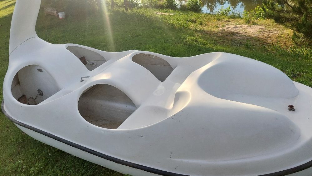 Duży rower wodny Łabędź