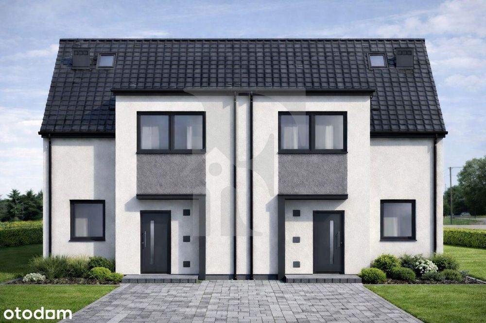Bliźniak 93,5 m²  | Ogród 400 m² | Pod Wrocławiem