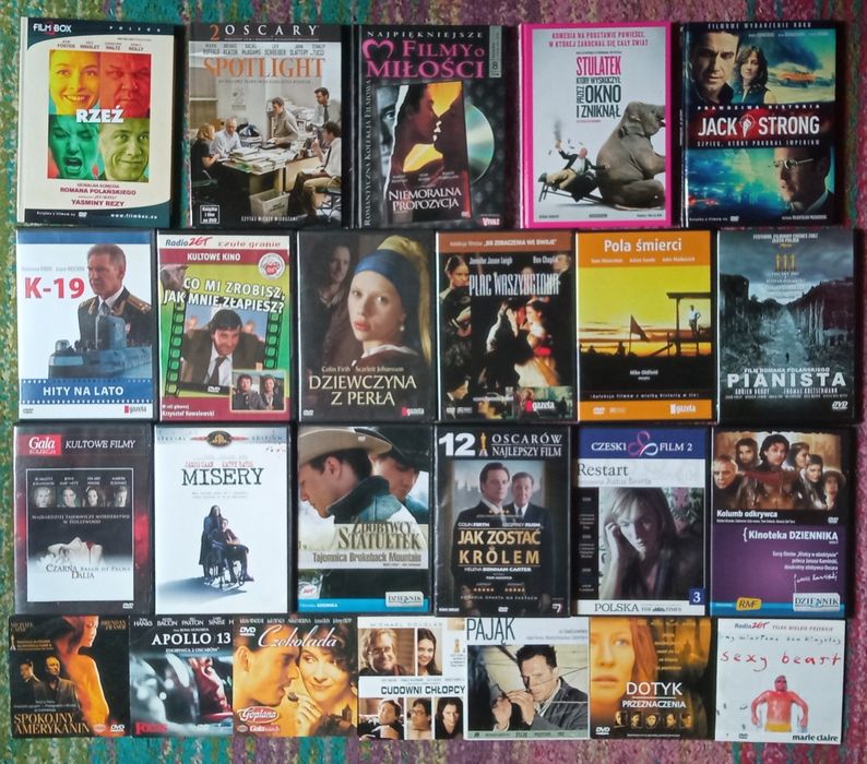 Zestaw 24 filmów na DVD