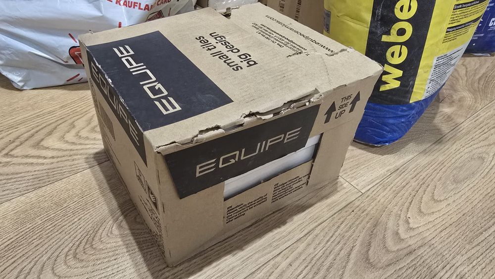 Płytki Equipe Artisan White 6,5 x 20 cm cegiełka biała