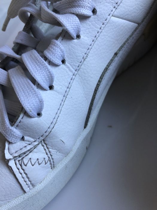 Buty Puma sneakersy biale 38 wkladka 24 trampki adidasy polbuty