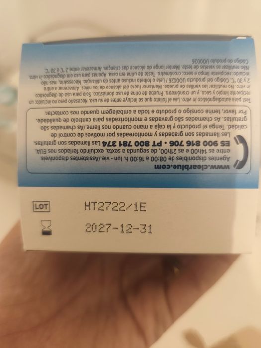 Testes de ovulação novos – caixa com 20 unidades