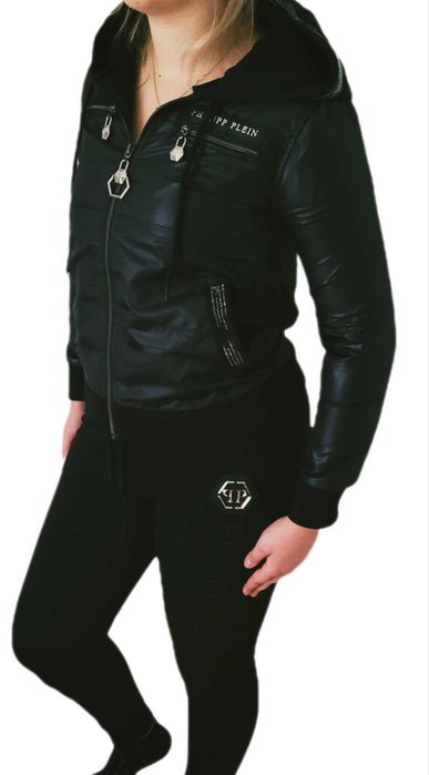 Dres Komplet Philipp Plein kurtka+ spodnie cyrkonie S