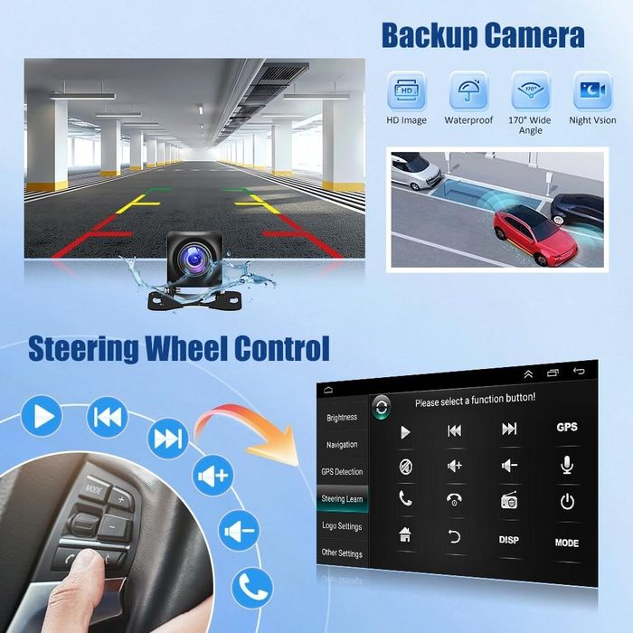 Автомагнитола Android 13, 4/64 для Jeep, Dodge, Chrysler