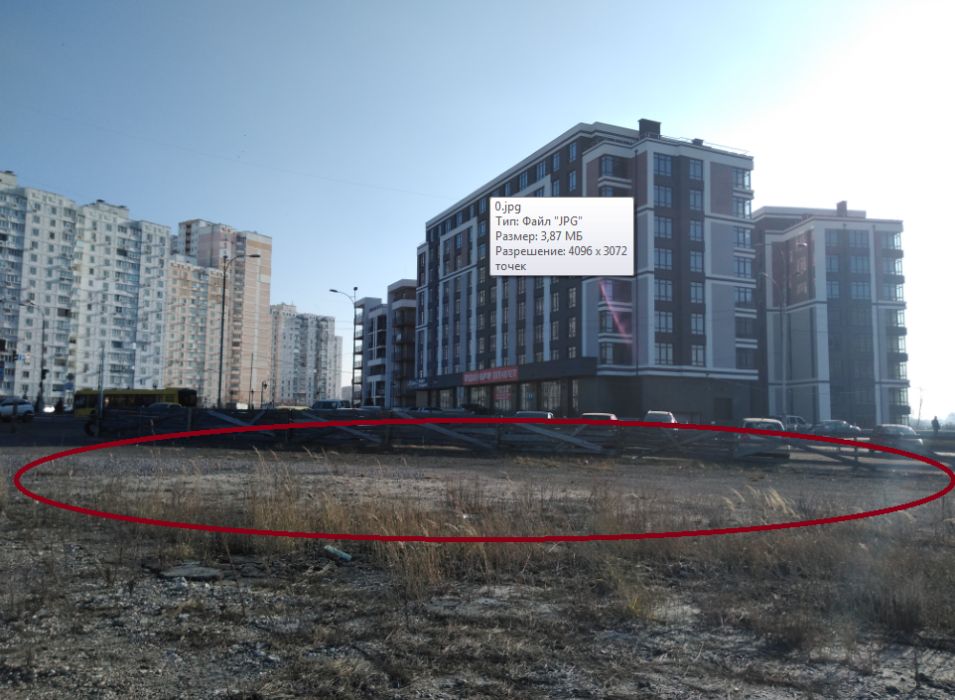 Участок 40 сот. Троещина. Под застройку. Суперфасад на ул.Милославская