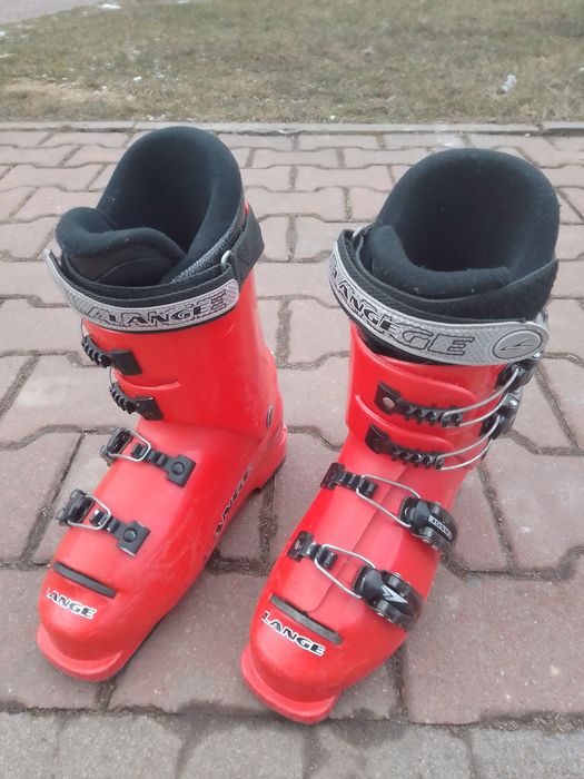 Buty narciarskie Lange czerwone wkładka 24,5cm