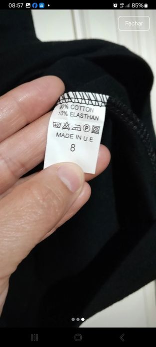 T.shirt preta nike air
