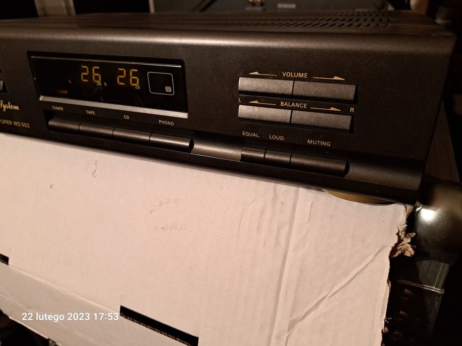 Wzmacniacz Diora Ws 502 Stan bardzo dobry