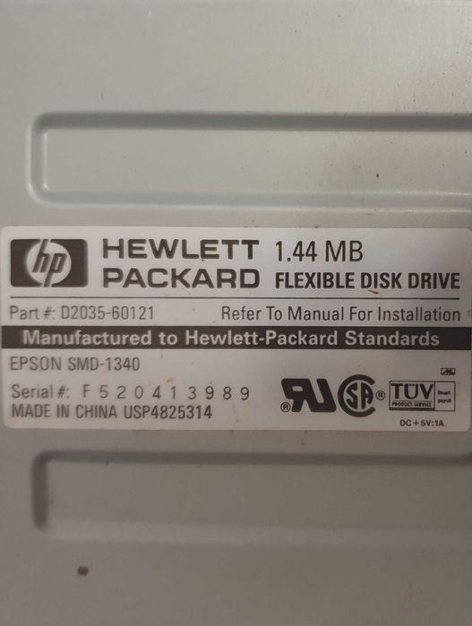 Drive / Leitor de disquetes interno HP / Epson SMD-1340 3,5" - 1.44Mb