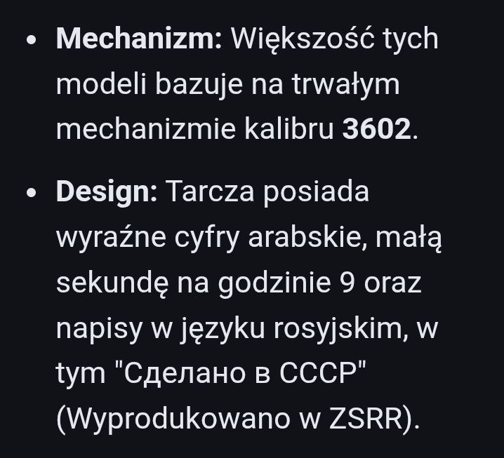 Zegarek kieszonkowy Molnija ZSRR Molnija