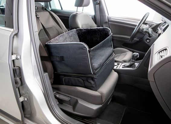 Fotelik legowisko kojec do samochodu dla małych psów Trixie 45x38x37cm