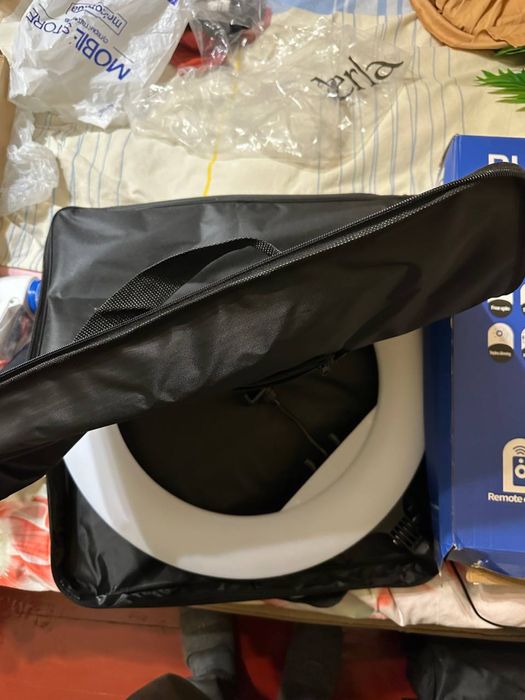 Кільцева лампа LED RL-21, 54 см, 2 USB, регулювання світла, 65W