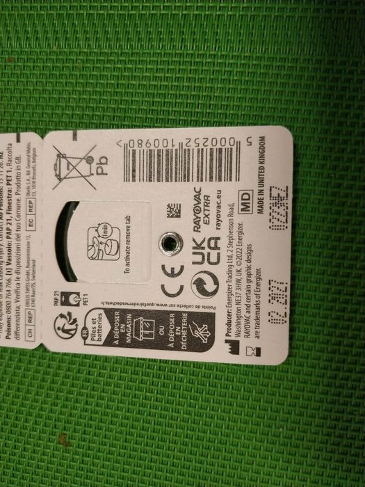 Baterie do aparatów słuchowych rozmiar 312 zestaw Rayovac Extra 104szt