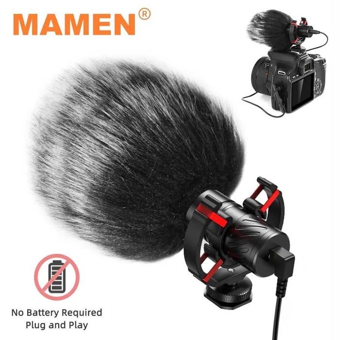 Mikrofon kierunkowy MAMEN Shotgun Mic-08