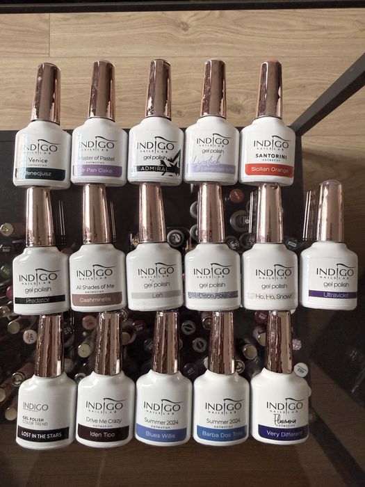 Lakiery hybrydowe i żele - zestaw 135 szt