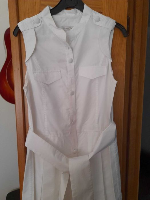 Vestodo Branco verão Massimo Duti