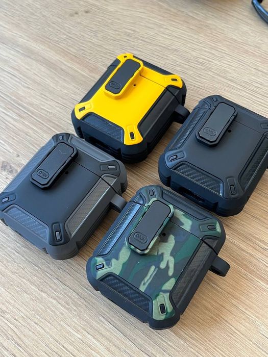 Захисний чохол з карабіном для Apple AirPods 2 - 4, Pro 1 - 3