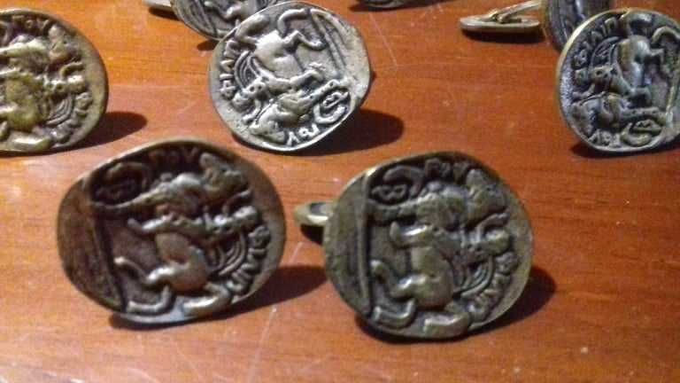 Coleção de botões de punho