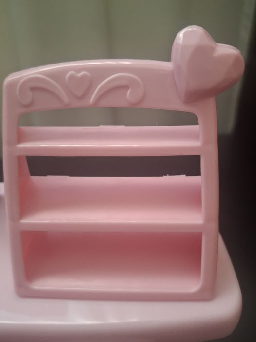 Penteadeira Infantil Rosa com Espelho e Cadeira