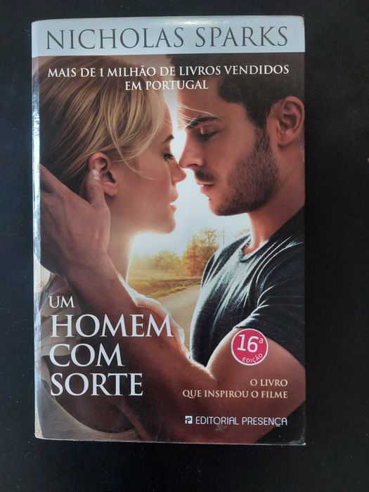 Livro "Um Homem com Sorte", de Nicholas Sparks