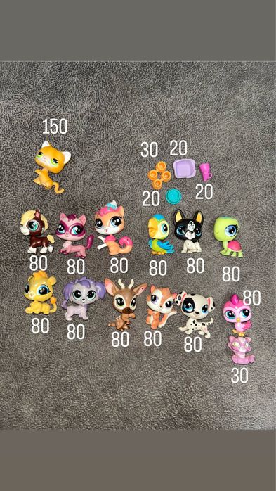 Продам коллекцію littlest pet shop LPS, петшоп фігурки у б/у стані