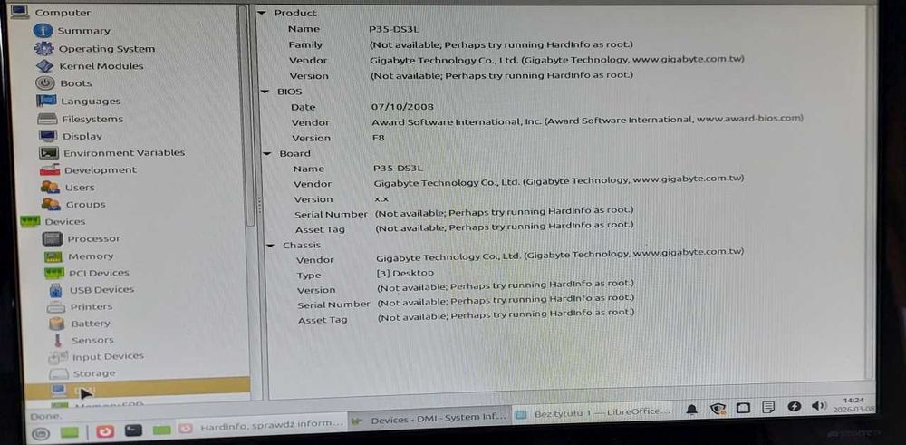 Komputer stacjonarny w zabytkowej i ciekawej obudowie