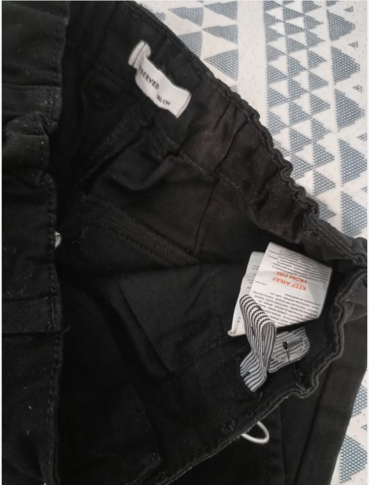 Нові чорні штани, джинси Reserved 140-146р