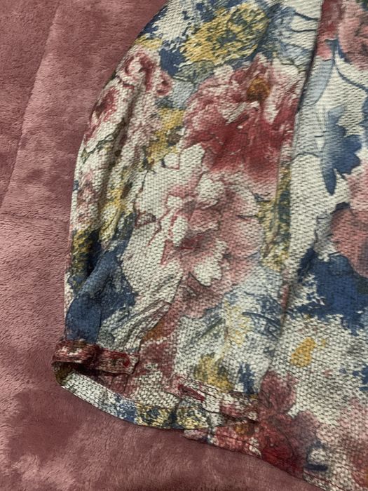 Amely Blouse, Size 44, Gray with Multicolor Floral Pattern64737771937154122