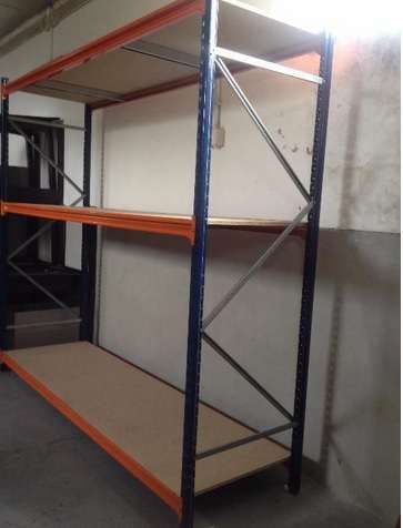 Estantes Industrial Piking com 3 níveis prateleira nova