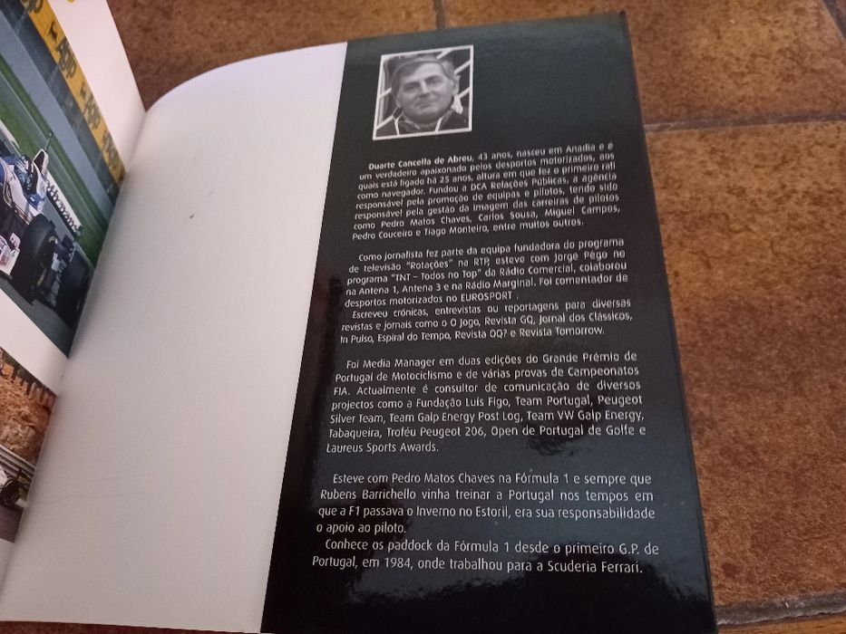 Duarte Cancella de Abreu - nos bastidores da fórmula 1