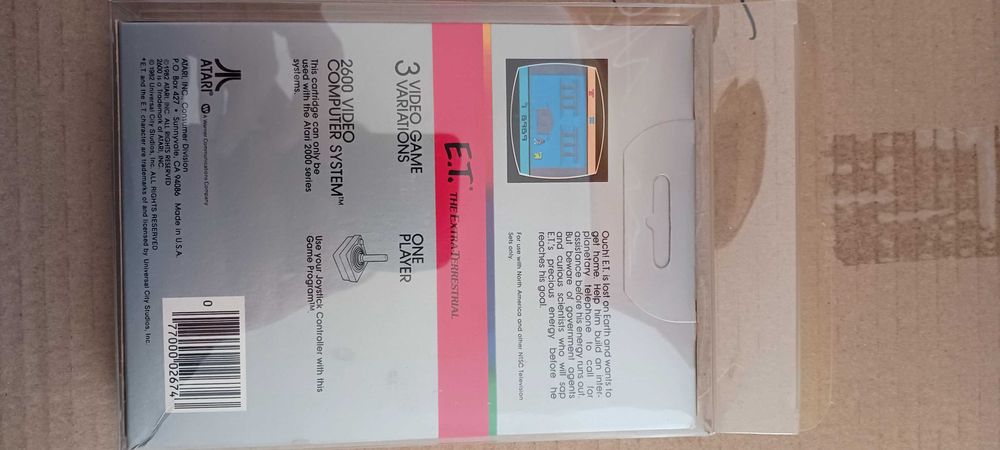 Jogo Et atari 2600 selado para colecionador