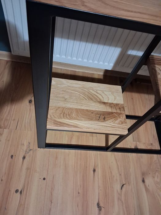 Konsola dębowa loft