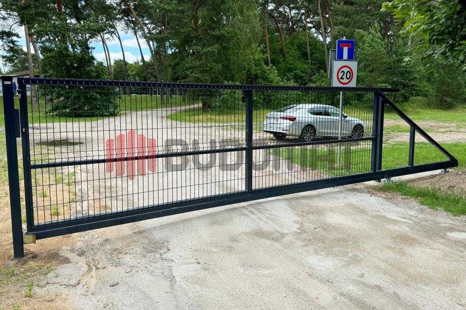 Brama Przesuwna Samonośna Panelowa  5,00 m x 1,50 m 3D 5 mm  Producent