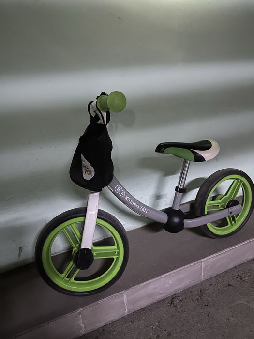 Біговел Kinderkraft 2Way Next Green/Gray