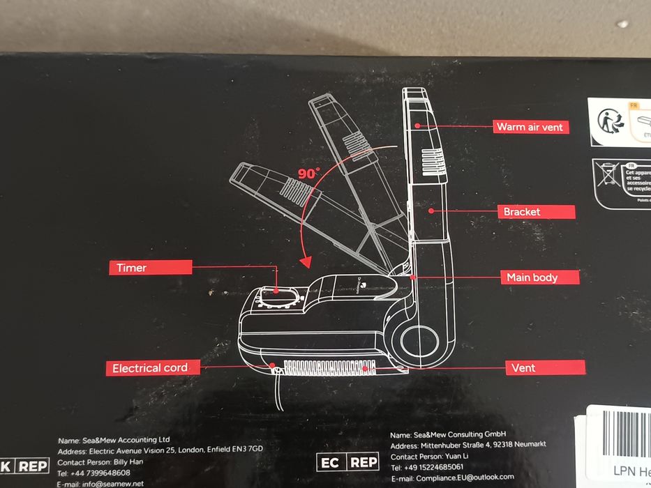 Elektryczna suszarka do butów z ozononem